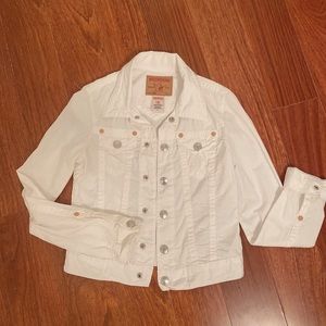 White True religion jean jacket